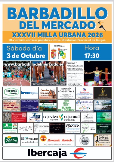 XXXVII MILLA URBANA DE BARBADILLO DEL MERCADO 